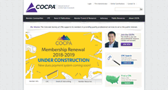 Desktop Screenshot of cocpa.org