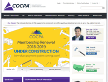 Tablet Screenshot of cocpa.org